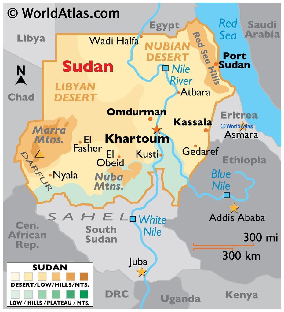 Sudan Maps & Facts – World Atlas, Al Mijlad, Sudan, Sudan Protests, Sudan News