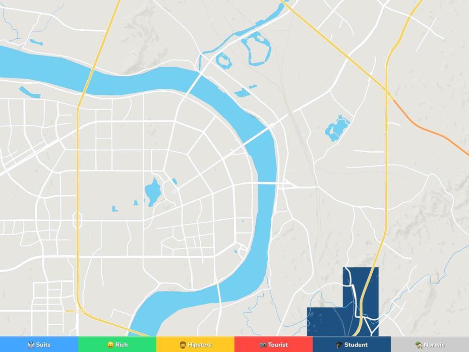 Zhuzhou Neighborhood Map, Zhuozhou, China, Zhuozhou China, Zhuozhou