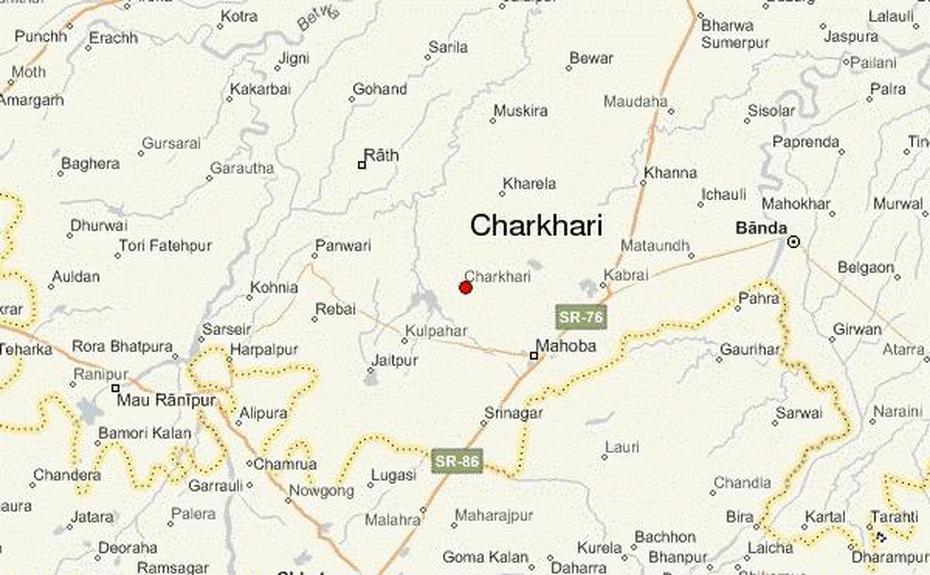 Charkhari State  Stamps, Princely  States, Location Guide, Charkhāri, India