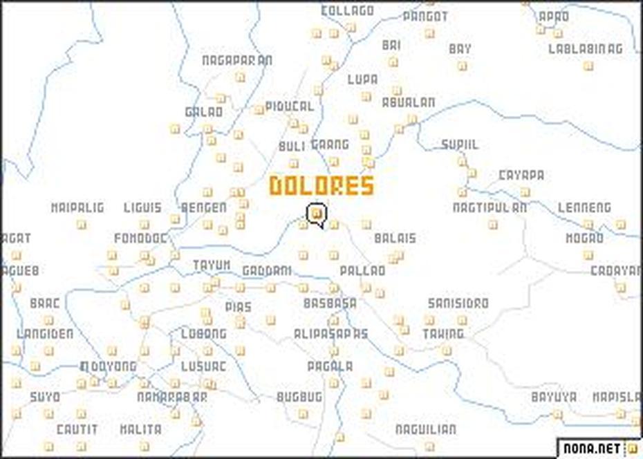 Dolores (Philippines) Map – Nona, Dolores, Philippines, Eastern Samar Philippines, Banahaw
