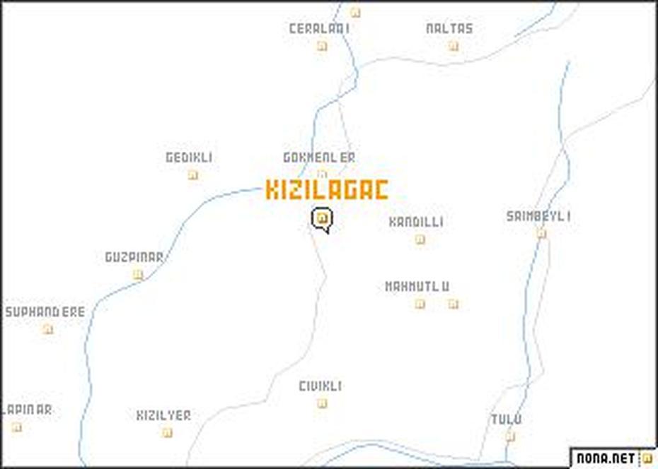 Kzlagac (Turkey) Map – Nona, Kırkağaç, Turkey, Belek Turkey, Turkey Capital