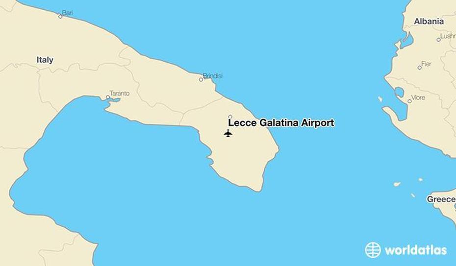 Lecce Galatina Airport (Lcc) – Worldatlas, Galatina, Italy, Saronno Italy, Torino Italy