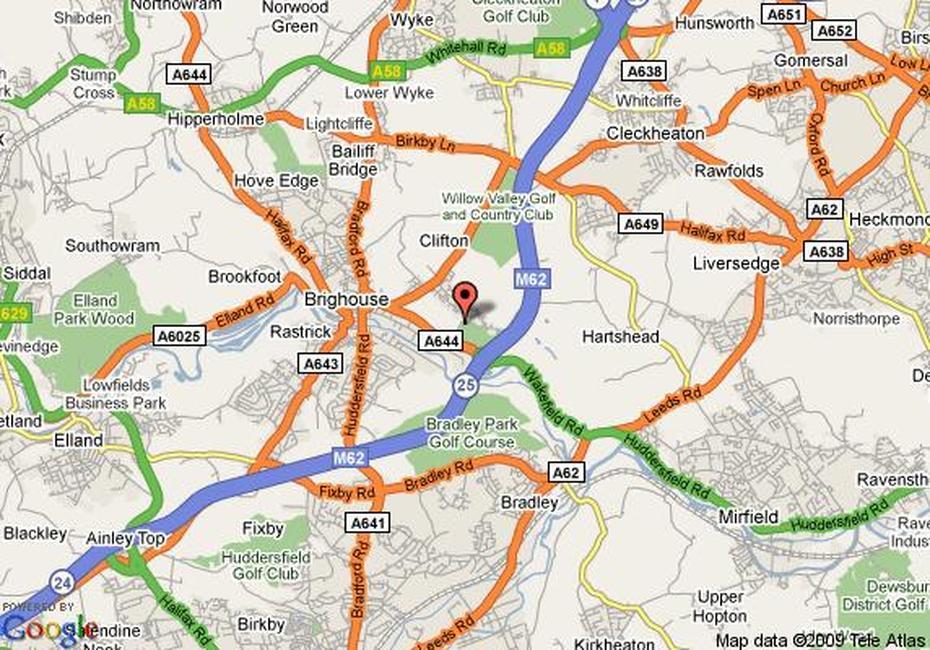 Map Of Holiday Inn Leeds Brighouse, Calderdale, Brighouse, United Kingdom, Brighouse, United Kingdom
