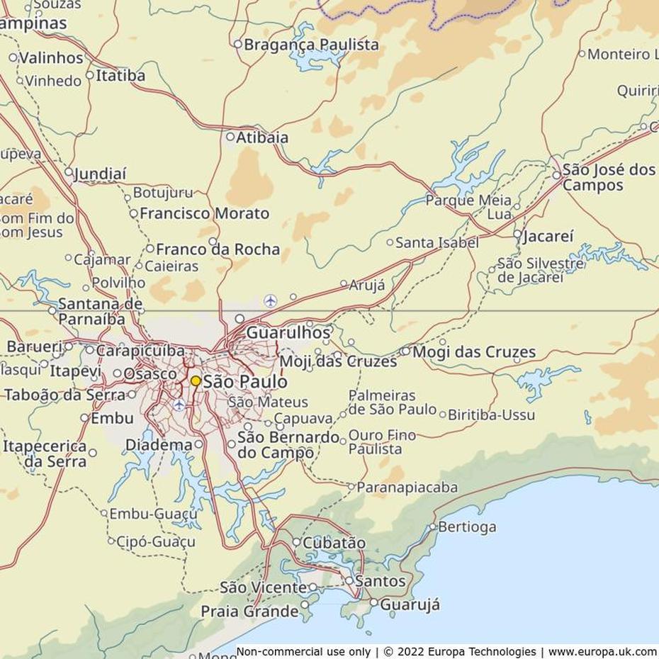 Map Of Itaquaquecetuba, Brazil | Global 1000 Atlas, Itaquaquecetuba, Brazil, Biritiba  Mirim, Santa  Marcelina