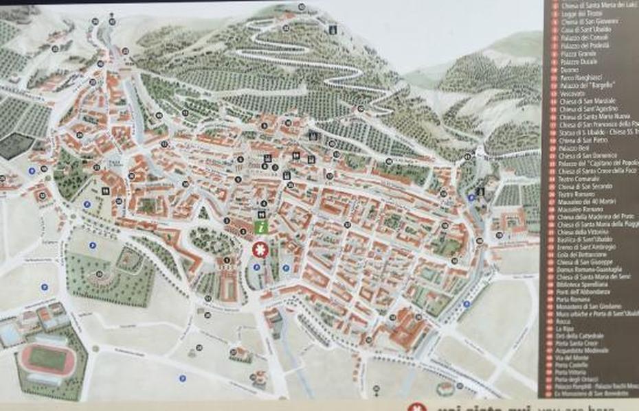 Mappa Di Gubbio – Picture Of Relais Ducale Hotel, Gubbio – Tripadvisor, Gubbio, Italy, Ischia Italy, Of Urbino