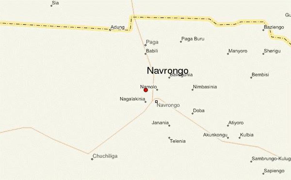 Navrongo Ghana Map, Navrongo, Ghana, Ghana Landmarks, Northern Ghana