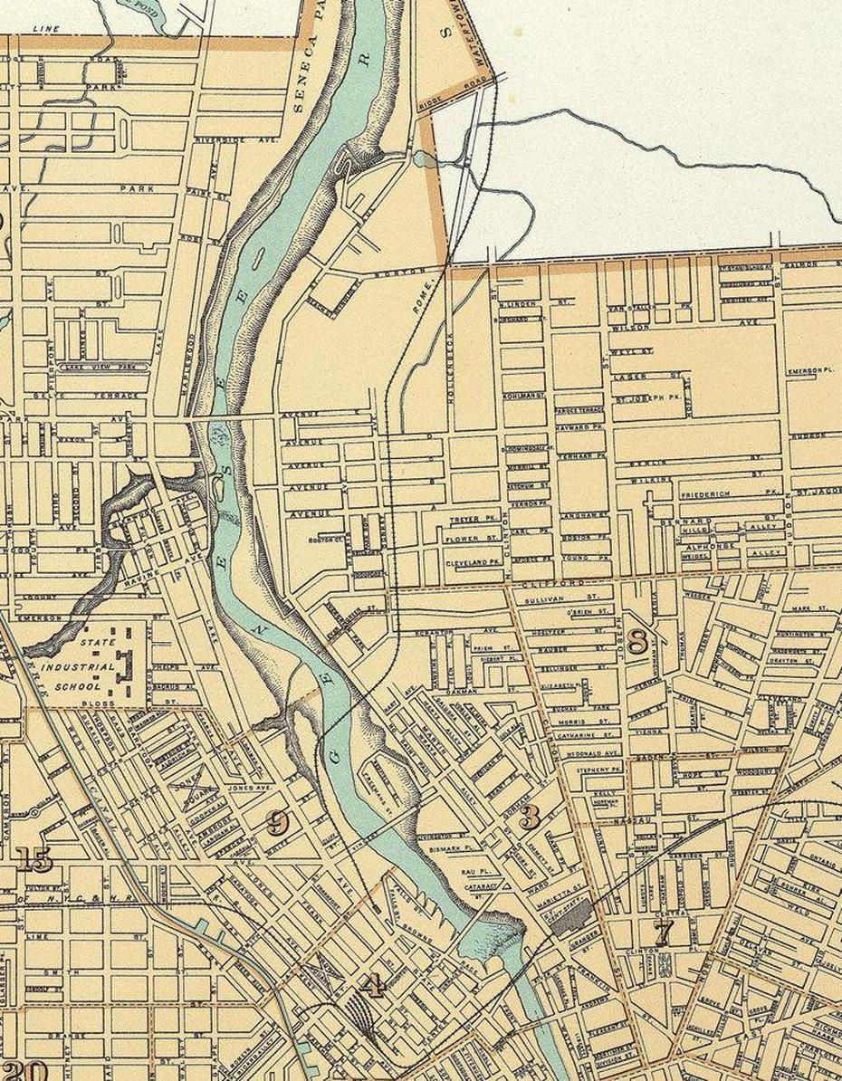 Old Map Of Rochester, United States 1895 – Vintage Maps And Prints, Rochester, United States, United States  50 States, United States  Puzzle