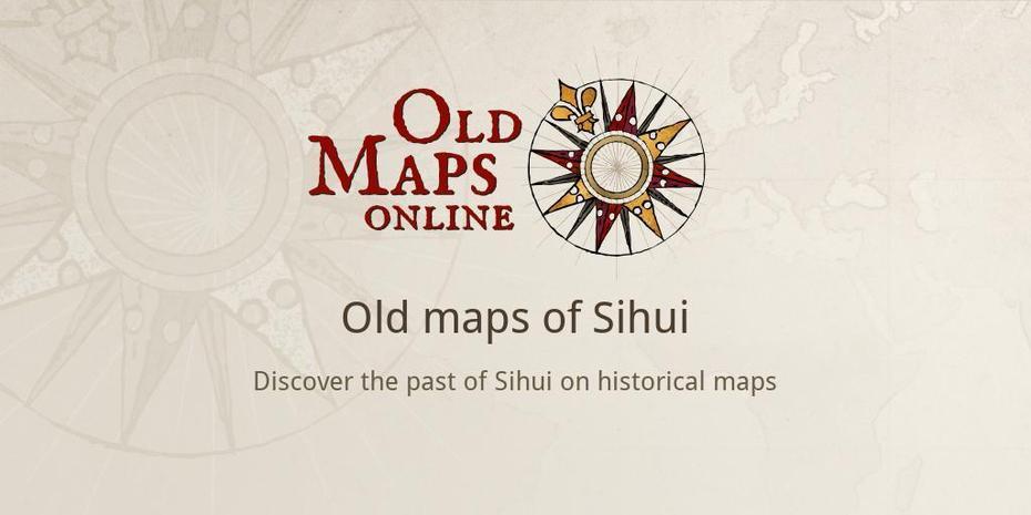 Old Maps Of Sihui City, Sihui, China, China  Black, China  Transparent