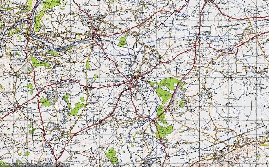 Old Maps Of Trowbridge, Wiltshire – Francis Frith, Trowbridge, United Kingdom, Trowbridge Wiltshire Uk, Towns In Wiltshire  England