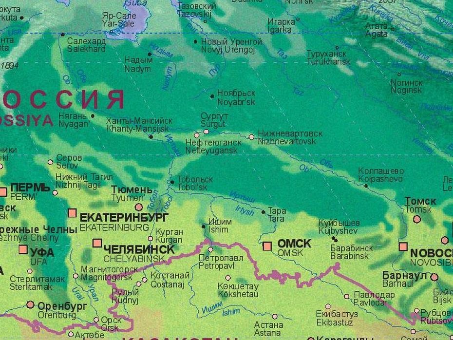 Omsk Map And Omsk Satellite Image, Omsk, Russia, Kamchatka Russia, Yakutsk Russia