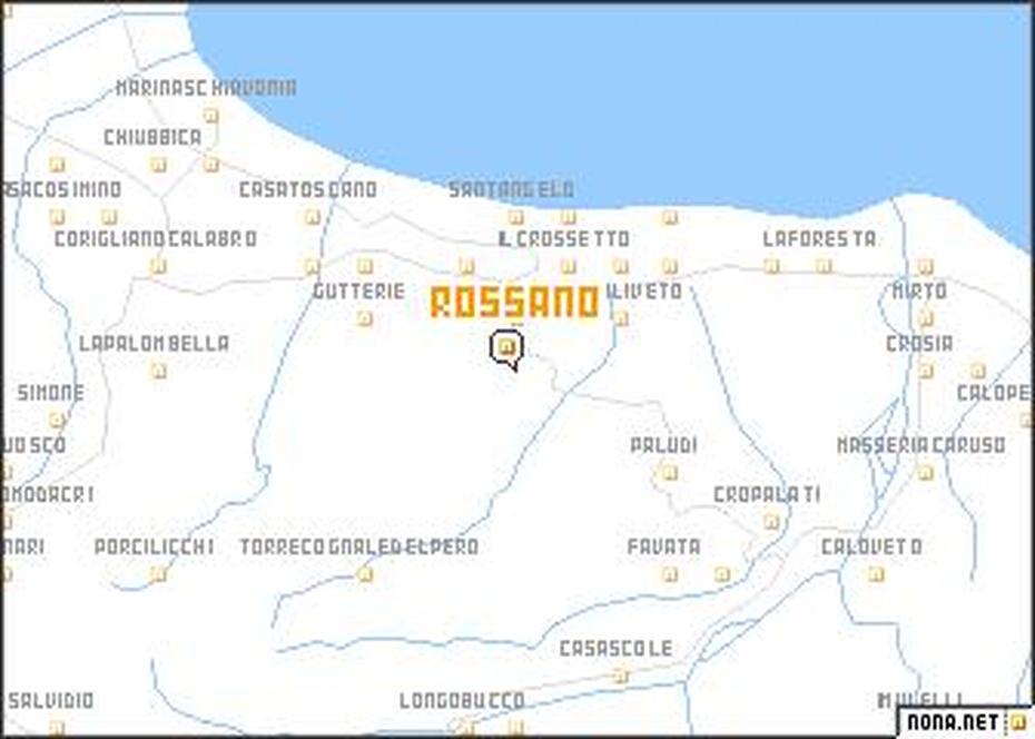 Rossano (Italy) Map – Nona, Rossano, Italy, Crotone Italy, Rossano Rea