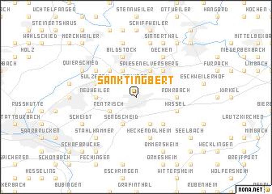 Sankt Ingbert (Germany) Map – Nona, Sankt Ingbert, Germany, Traunstein Germany, St. Ingbert Saarland