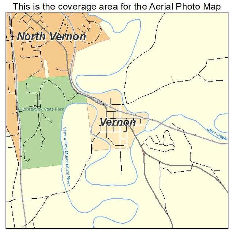 Aerial Photography Map Of Vernon, In Indiana, Vernon, United States, Big United States, United States  For Children