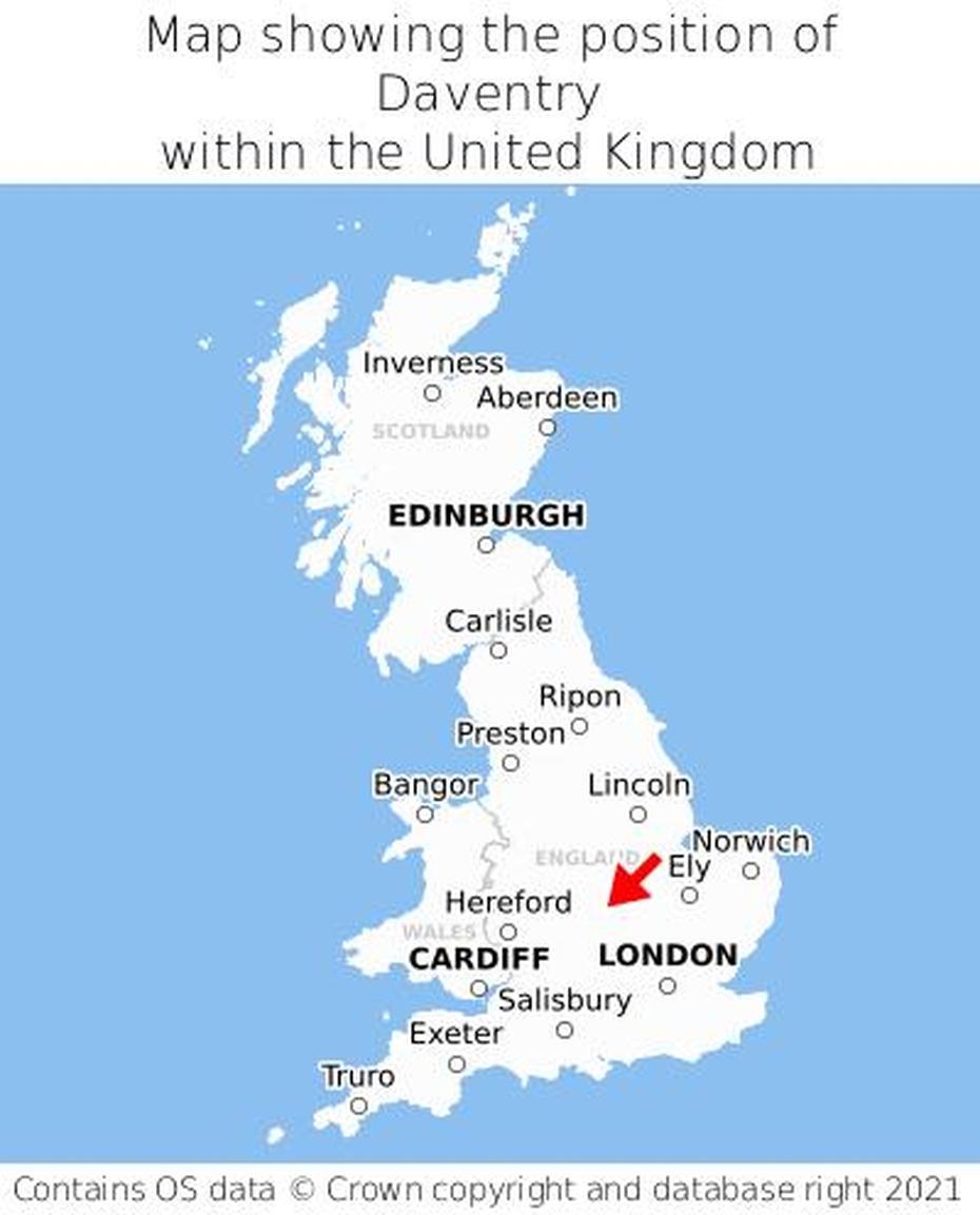 Where Is Daventry? Daventry On A Map, Daventry, United Kingdom, Daventry, United Kingdom