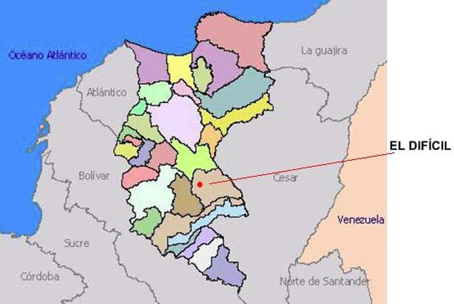 El Dificil Magdalena, El Difícil, Colombia, Dificil  Conjugation, La  Dificil