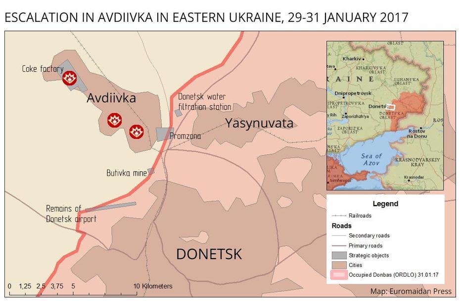 Escalation In Avdiivka, Eastern Ukraine: Key Facts And Sources – Uapost …, Avdiivka, Ukraine, Russian Ukraine, The Ukraine