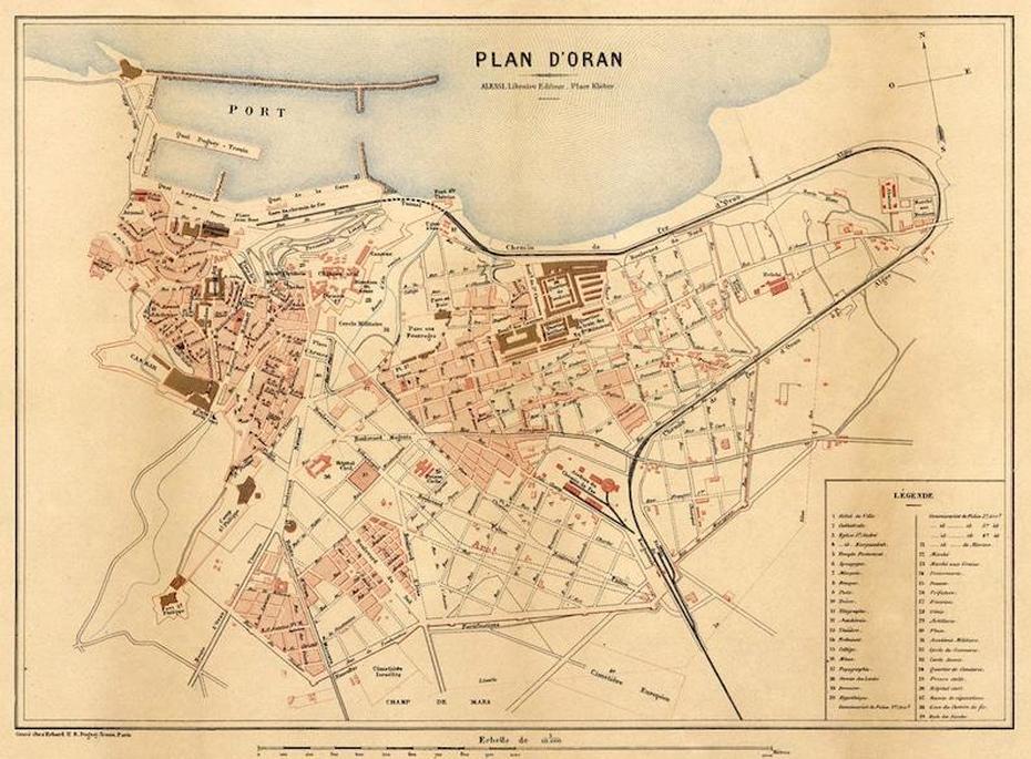 French Algeria, Oran Africa, Historic , Oran, Algeria