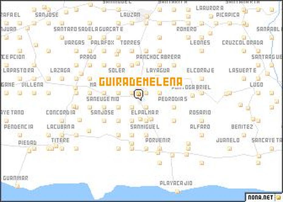 Guira De Melena (Cuba) Map – Nona, Güira De Melena, Cuba, Vinales Cuba, La Habana Cuba