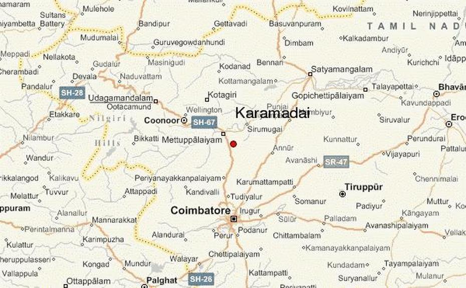 Karamadai Location Guide, Kāramadai, India, Mallikarjuna  Temple, Ranganathaswamy  Temple