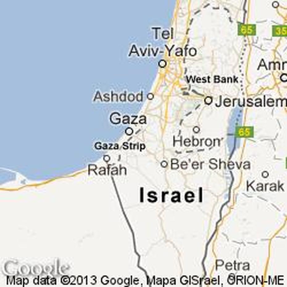 Map Of Netivot, Netivot, Israel, Ofakim Israel, Omer Israel
