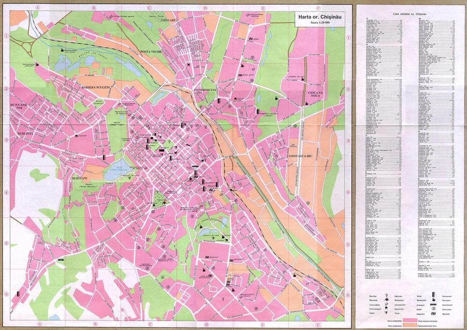 Moldova Cities, Harta Moldova, Chisinau , Chisinau, Moldova