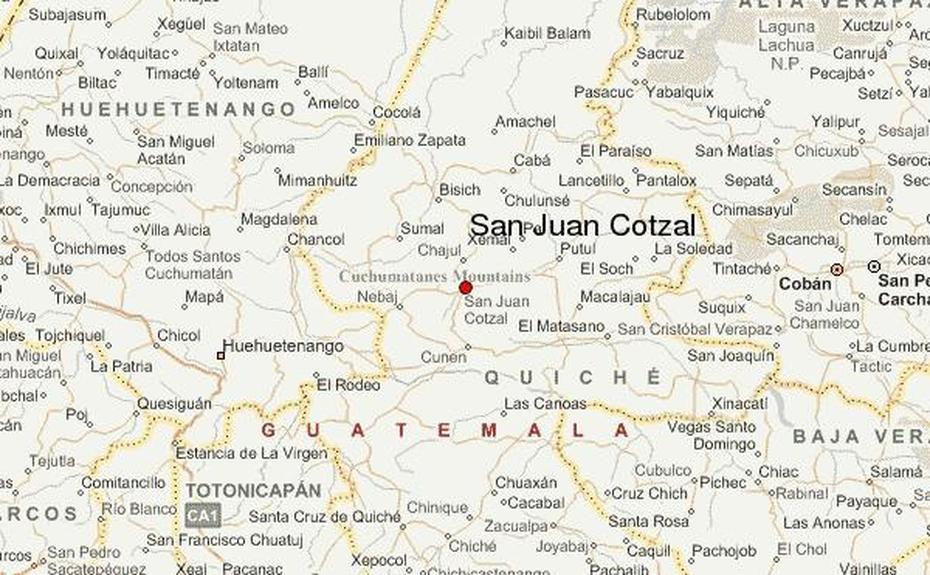 San Juan La Laguna, San Juan Sacatepequez, Juan Cotzal, San Juan Cotzal, Guatemala