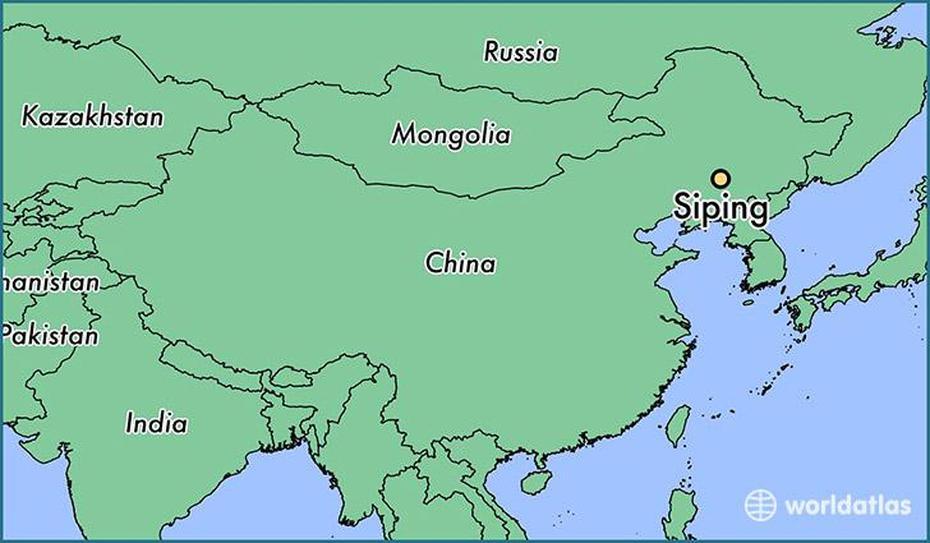 Where Is Siping, China? / Siping, Jilin Map – Worldatlas, Siping, China, Siput China, Jilin  People