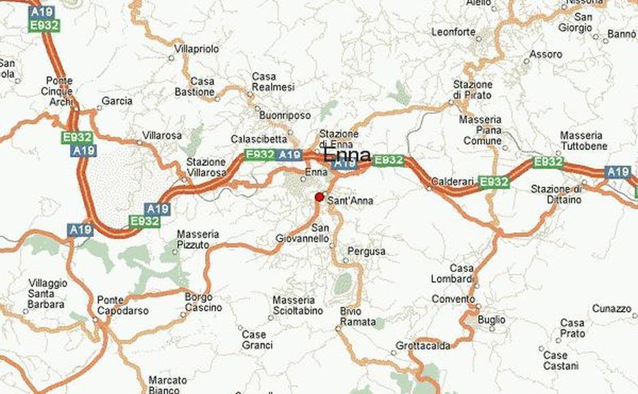 Small Towns  In Sicily, Pienza, Guide, Enna, Italy