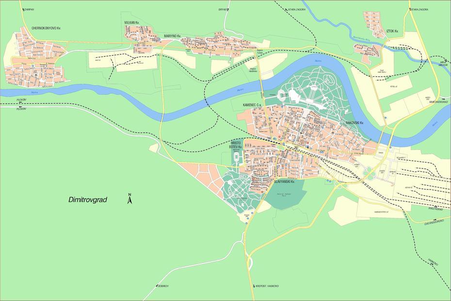 Visit To Bulgaria *** – Map Of Dimitrovgrad, Dimitrovgrad, Bulgaria, Haskovo Bulgaria, Bulgaria Regions