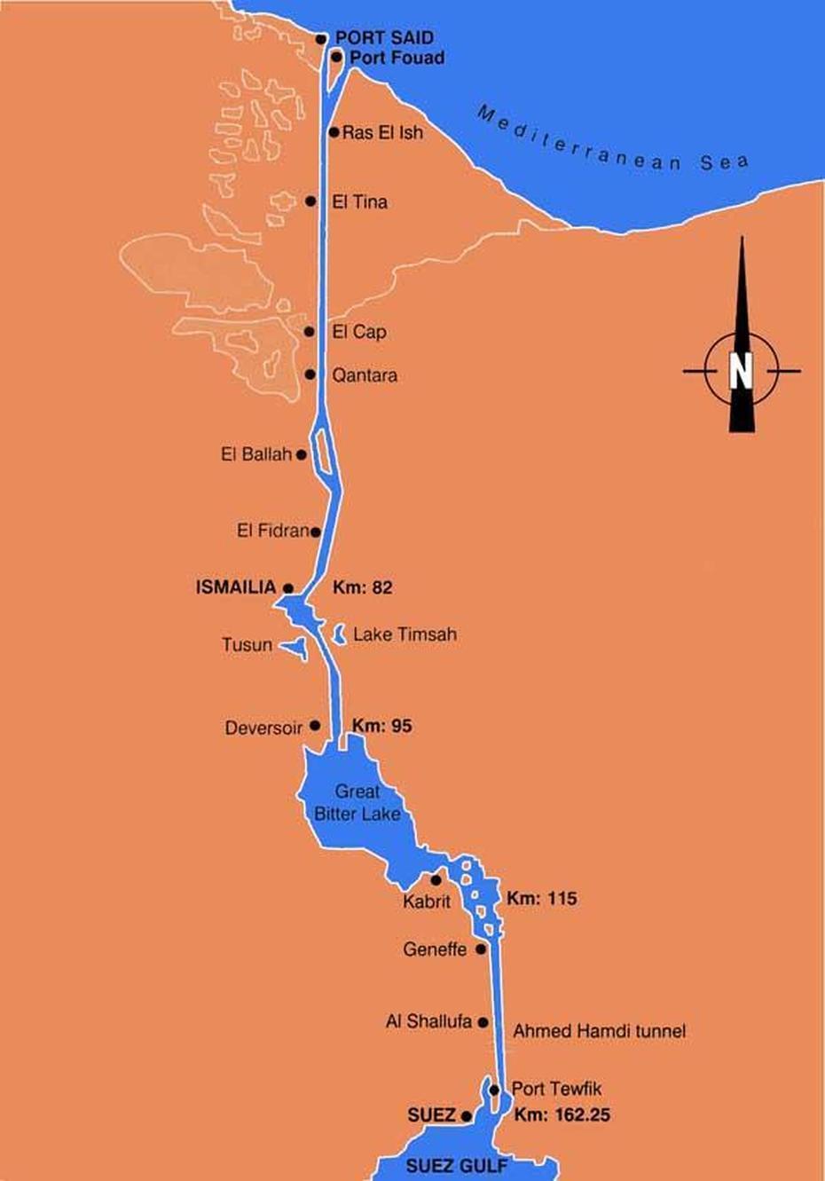 30 Map Of The Suez Canal – Maps Online For You, Suez, Egypt, Gulf Of Suez, Old Suez Canal