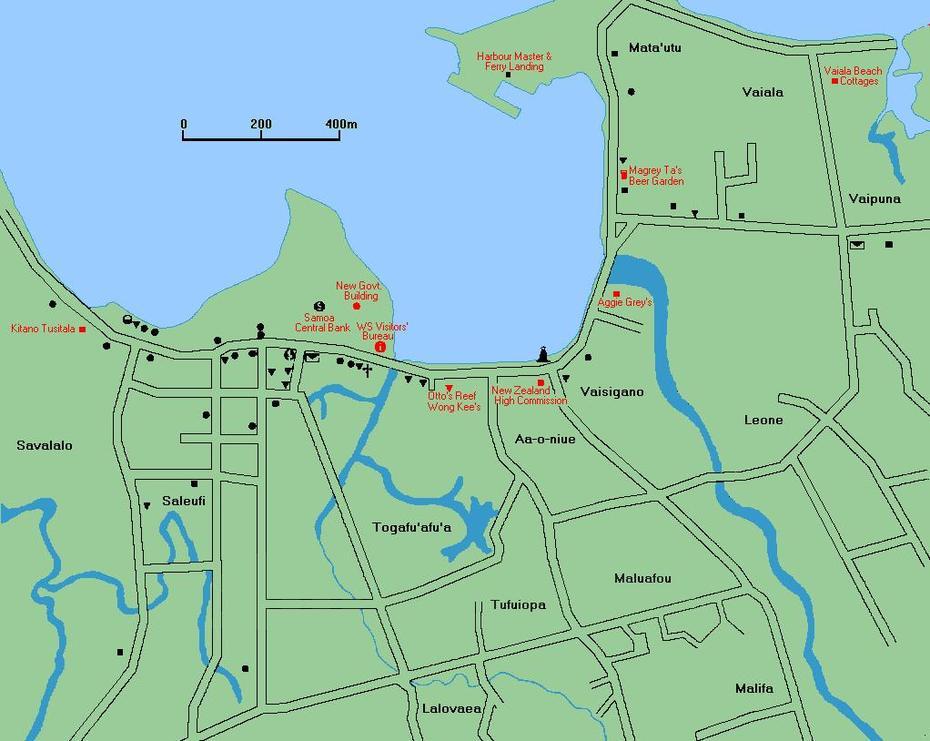 Apia Road Map – Apia Somoa  Mappery, Apia, Samoa, Apia Samoa Surf, Apia Samoa Islands