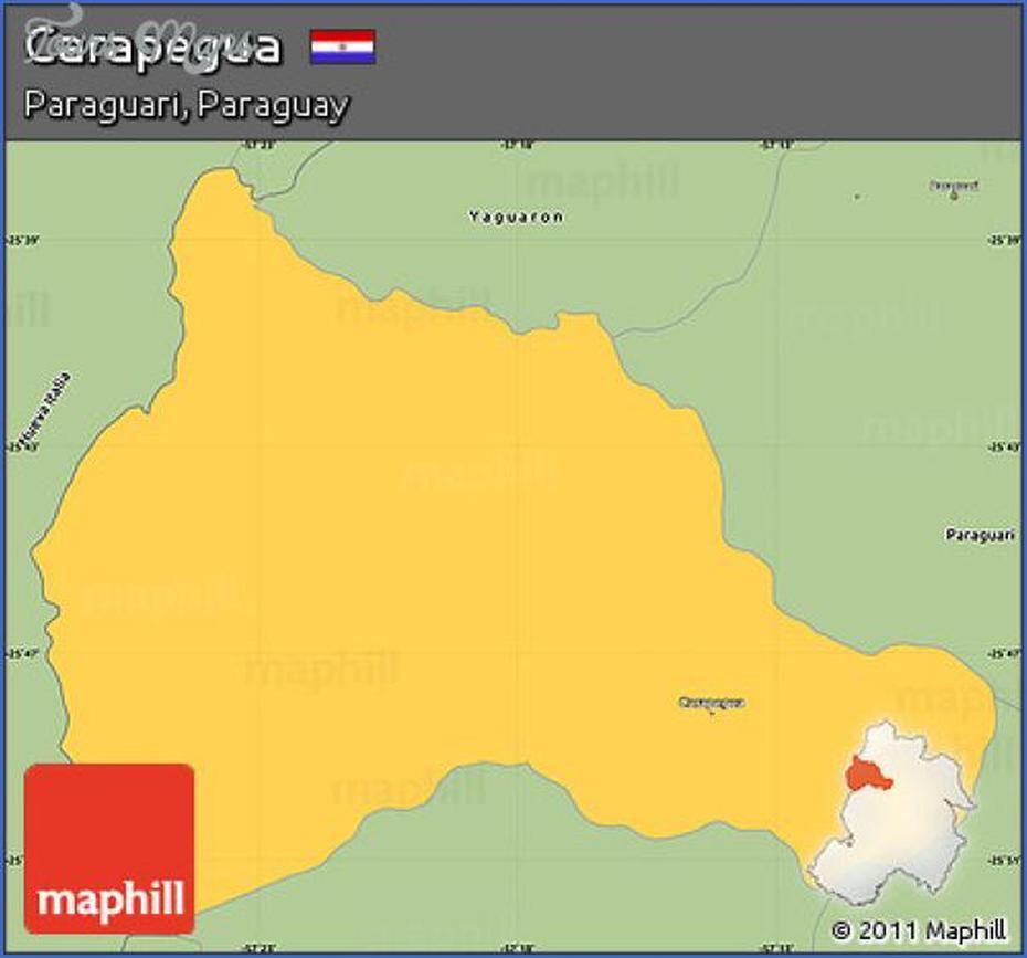 Carapegua Map Paraguay – Toursmaps, Carapeguá, Paraguay, Paraguay Country, Asuncion- Paraguay