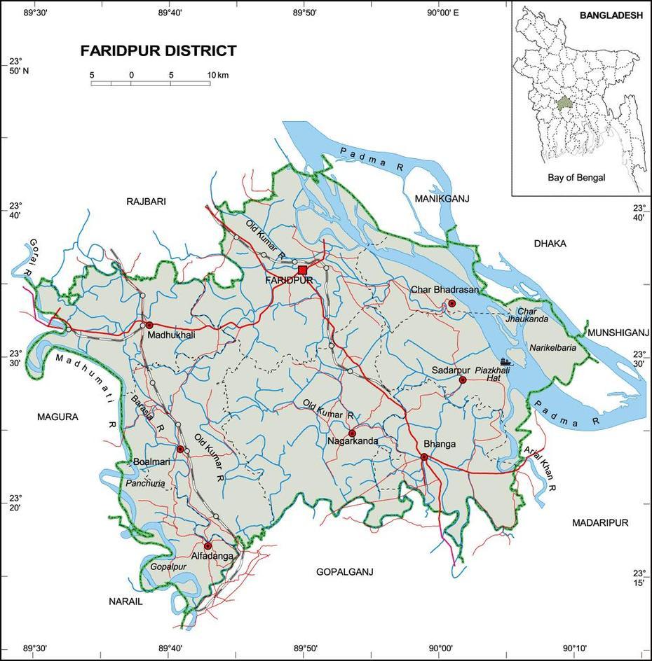 Greater Bangladesh, Faridpur  City, Beautiful District, Farīdpur, Bangladesh