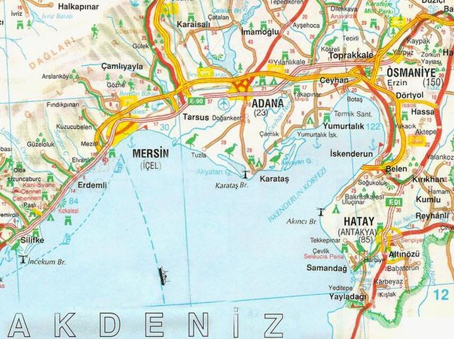 Hatay Map, Hatay, Turkey, Iskenderun, Republic Of Hatay