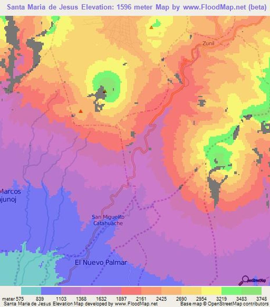 Huipiles Guatemala, Ciudad Vieja Guatemala, Topography, Santa María De Jesús, Guatemala