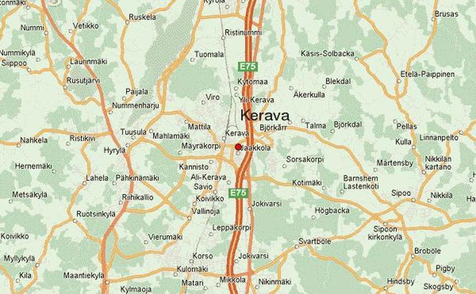 Kerava Finland Map, Kerava, Finland, Finnish  Railway, Vaasa Finland