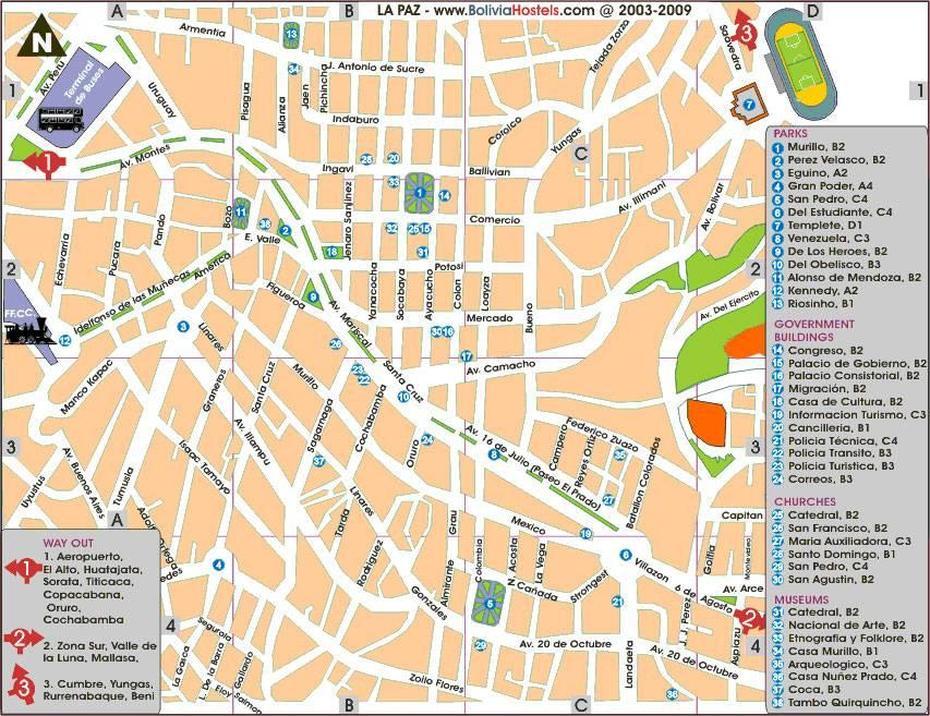 Large La Paz Maps For Free Download And Print | High-Resolution And …, La Paz, Bolivia, La Paz On, Peru Bolivia