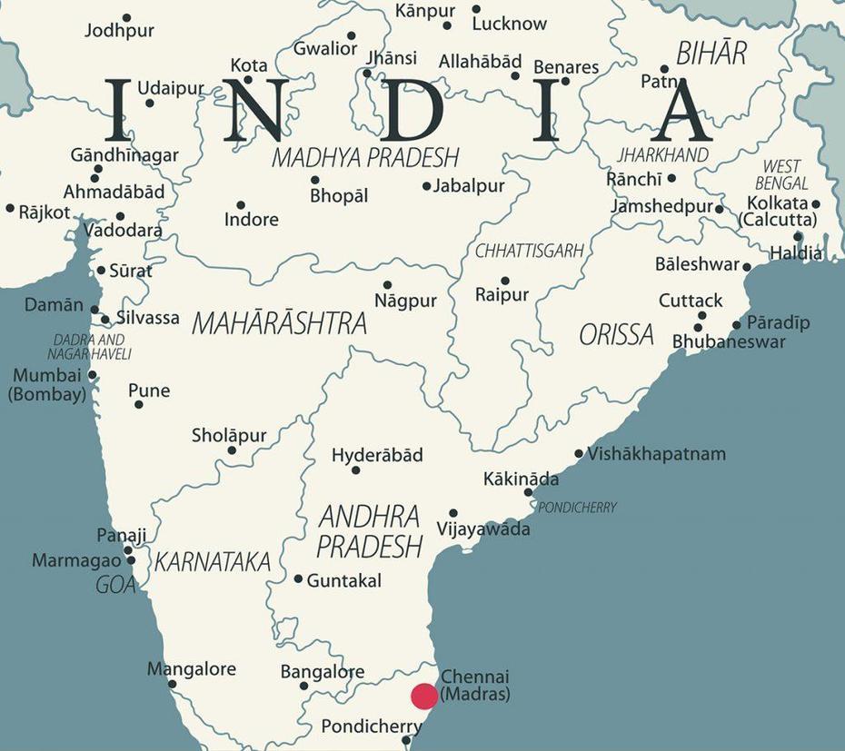 Map Of Chennai, India | Linfield Magazine, Chennai, India, Chennai Location, Chennai India Beaches