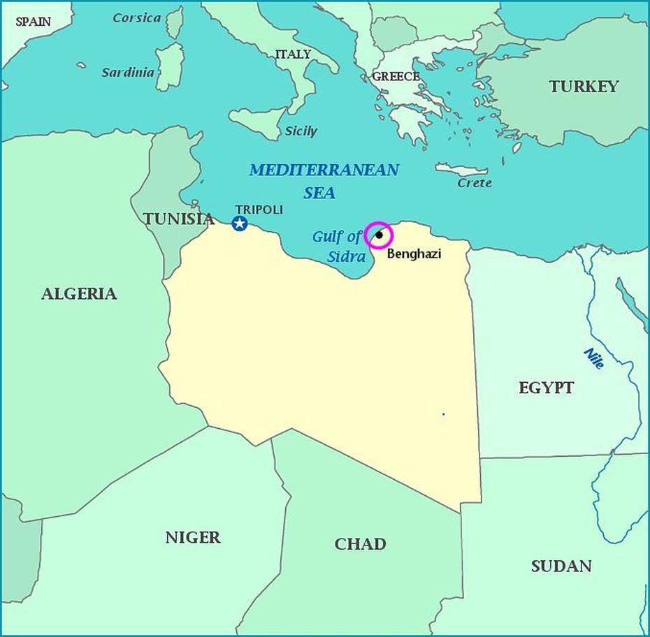 Map Of Libya Benghazi | Islands With Names, Benghazi, Libya, El Azizia Libya, Tobruk Libya