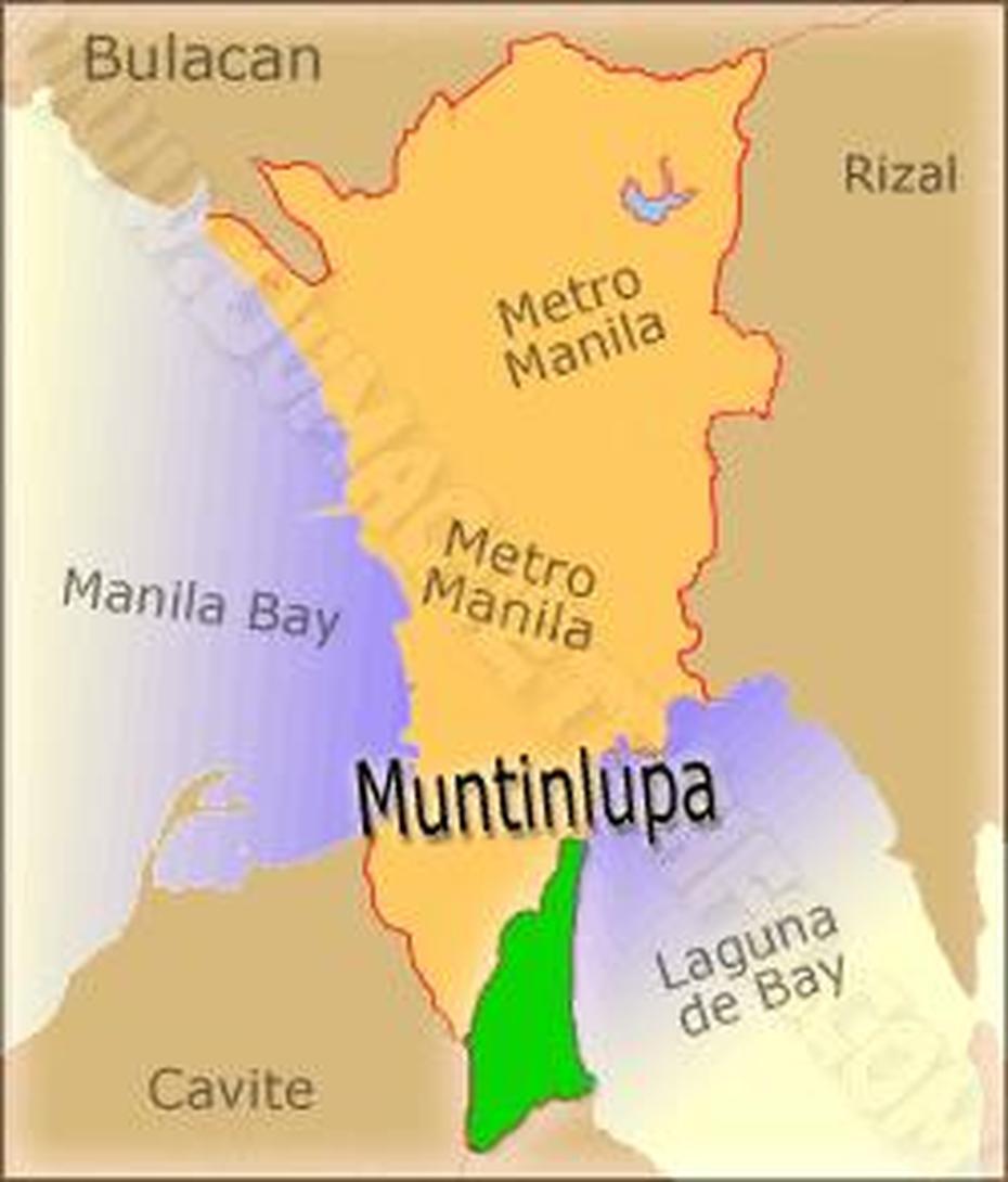 Muntinlupa Map And Muntinlupa Satellite Image, Muntinlupa City, Philippines, Paranaque Philippines, Muntinlupa City Hall