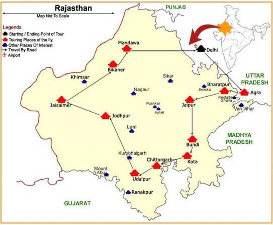 Rajasthan Map – Google Search | Rajasthan, Bike Trips, Tours, Khairtal, India, India  By State, Chennai India