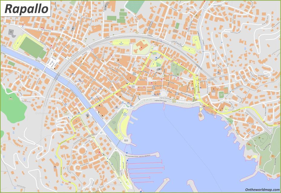 Rapallo Maps | Italy | Maps Of Rapallo, Rapallo, Italy, Rapallo Cinque Terre, Treaty Of Rapallo