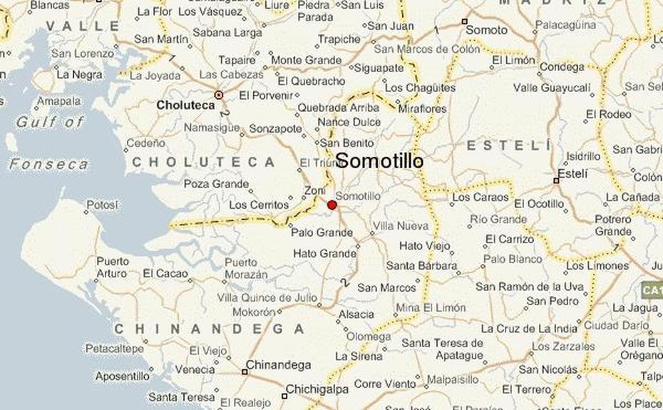 Somotillo Location Guide, Somoto, Nicaragua, Nicaragua Blank, Corinto Nicaragua