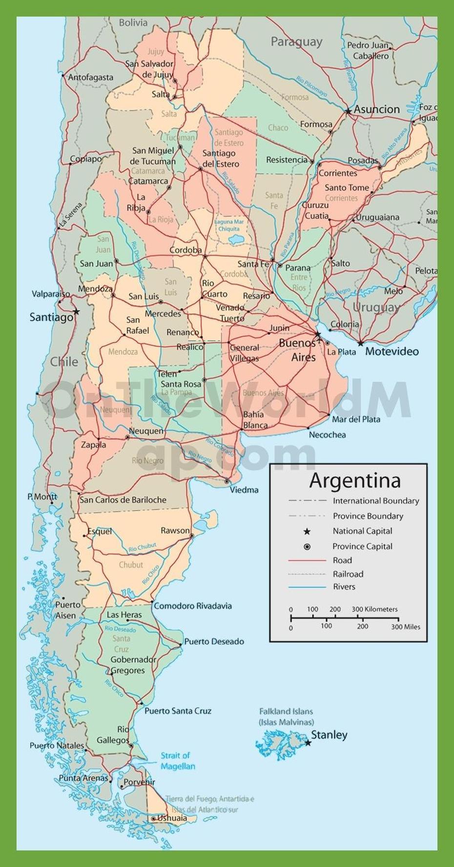 South Argentina, Detailed  Of Argentina, Argentina, Caucete, Argentina