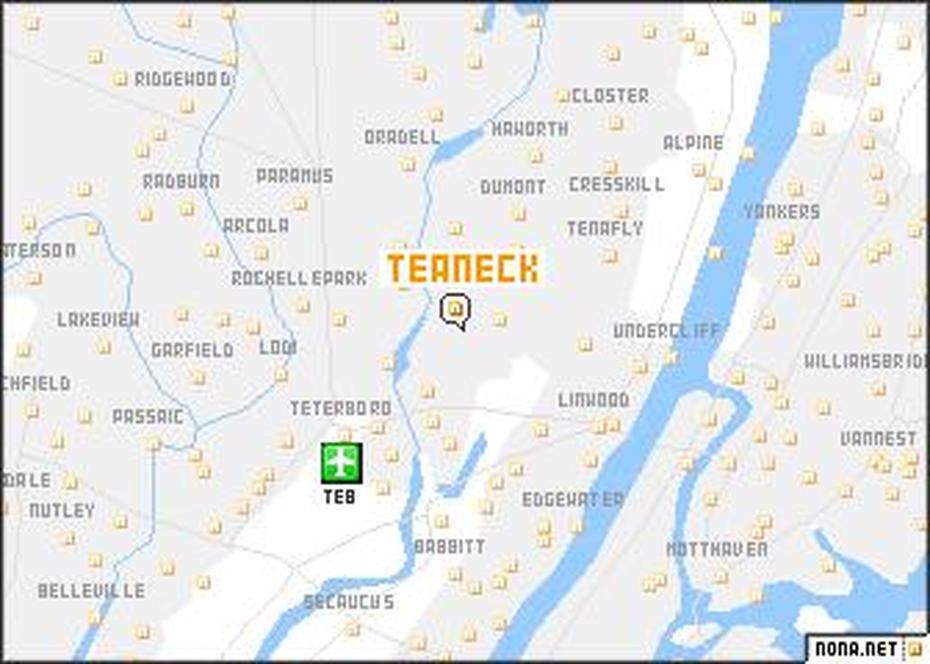 Teaneck (United States – Usa) Map – Nona, Teaneck, United States, Teaneck Nj, Downtown Teaneck Nj