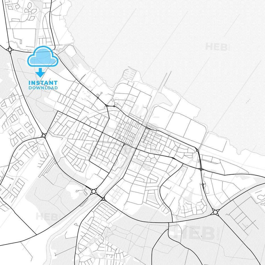 Vector Pdf Map Of Lidkoping, Sweden – Hebstreits Sketches | Map, Map …, Lidköping, Sweden, Sweden Parish, Skane County Sweden