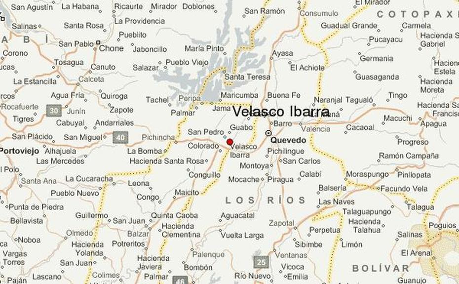 Velasco Ibarra Location Guide, Velasco Ibarra, Ecuador, Jose Maria Velasco Gomez, Enrique Velasco Ibarra