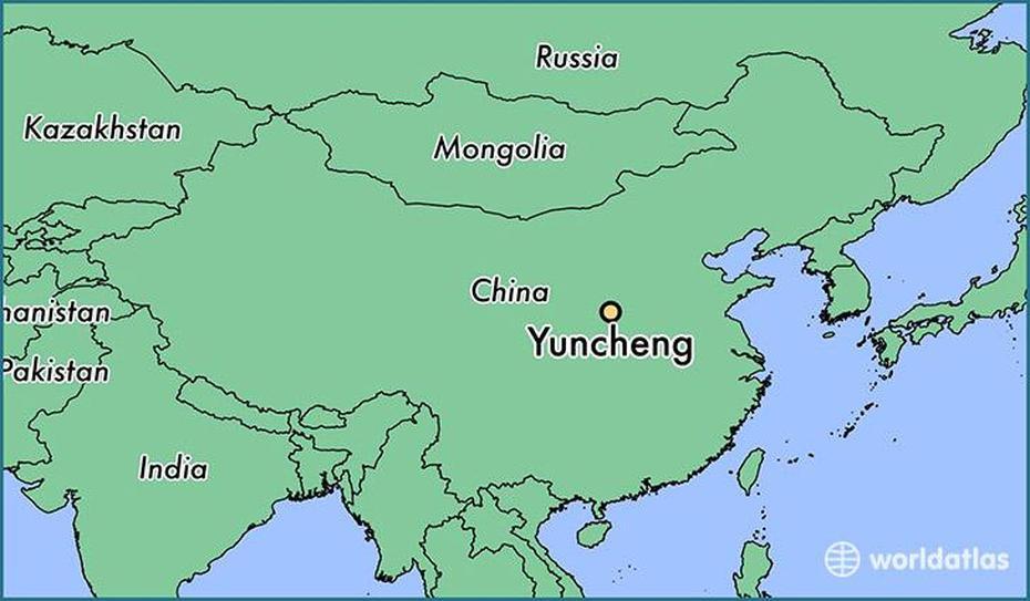 Where Is Yuncheng, China? / Yuncheng, Shanxi Map – Worldatlas, Yuncheng, China, Dead Sea China, Shanxi  Province