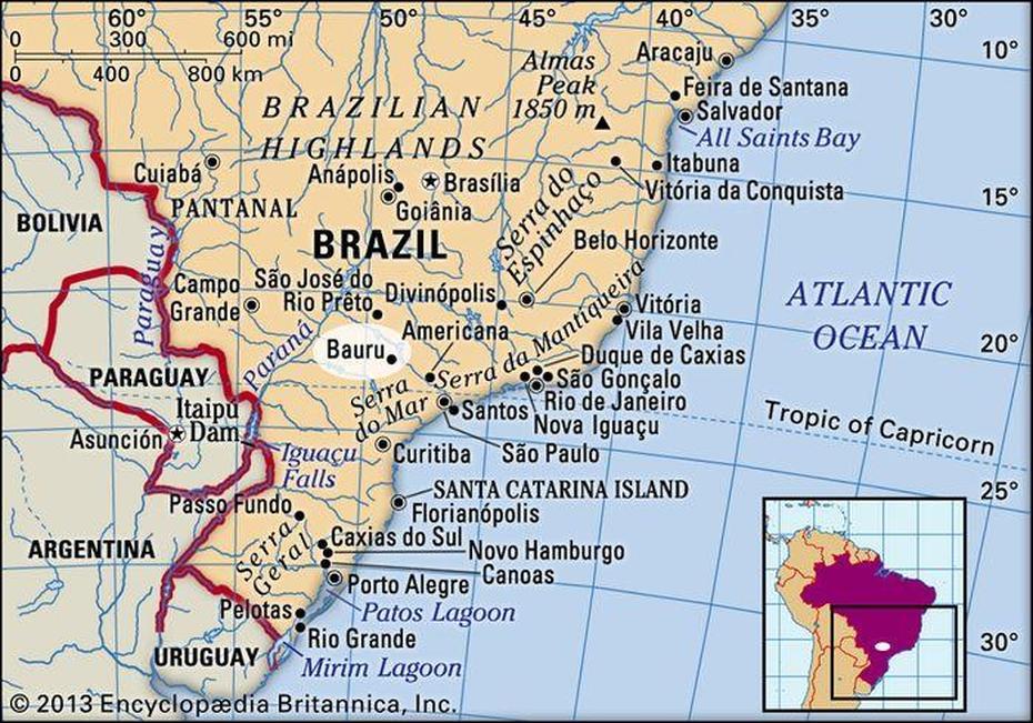 Bauru | Brazil | Britannica, Bauru, Brazil, Sao Paulo  Cidade, Sao Paulo  Location