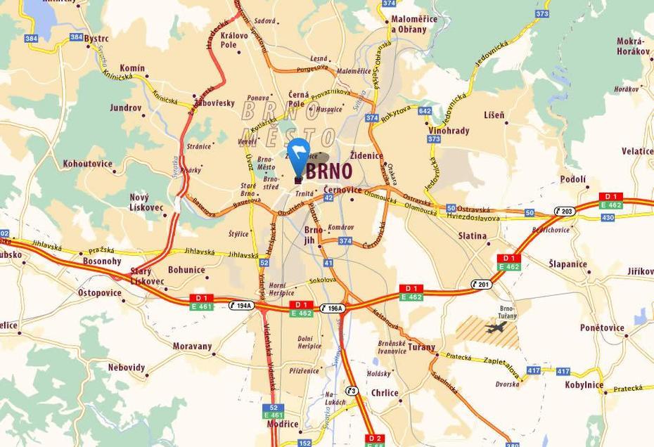 Brno Map – Czech Republic, Brno, Czechia, Brno Exhibition Centre, Masaryk